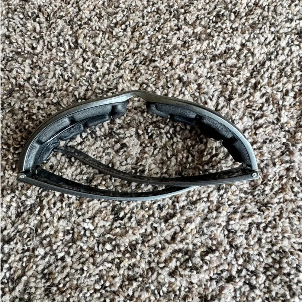 Vintage Harley-Davidson Wraparound Sunglasses Black Smoke Lenses 2004 H-D